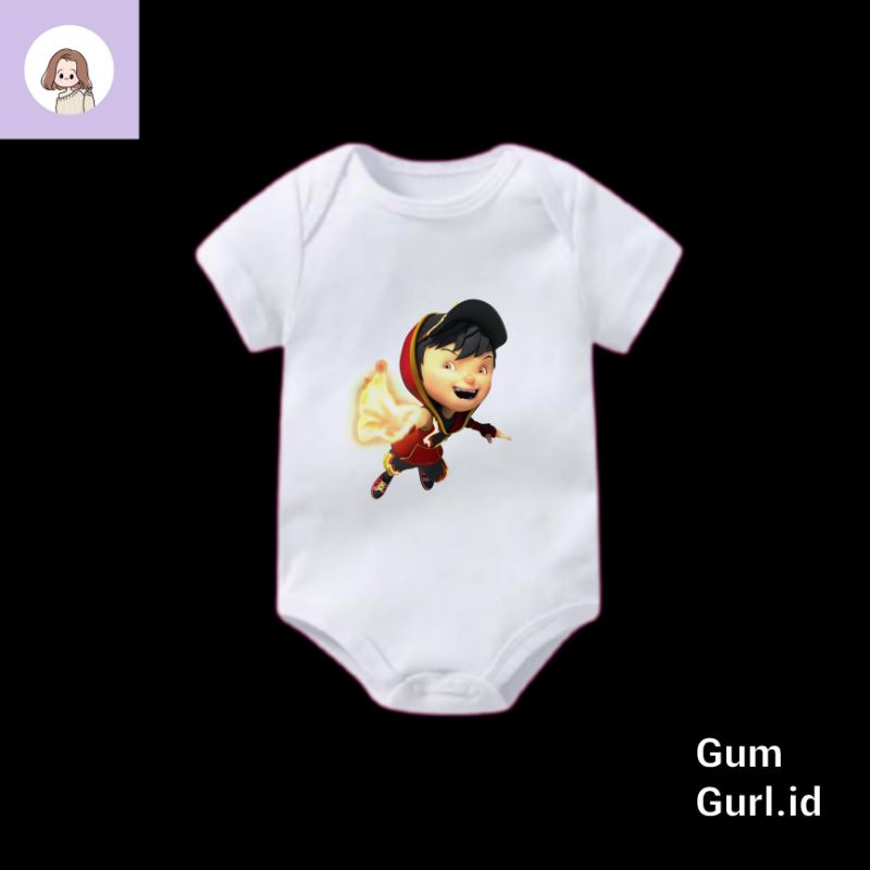 kaos baju bayi BOBOIBOY tshirt KARTUN jumper baby kids kaus pendek usia 0 1 2 3 4 5 6 7 8 9 10 11 12