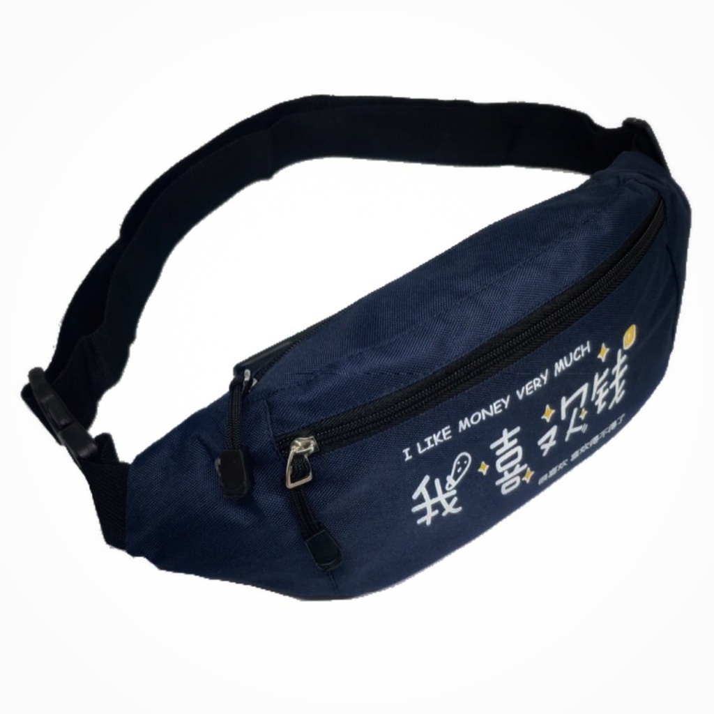 Waistbag Tas Selempang Tas Pinggang Tas Bahu Pria wanita motif huruf