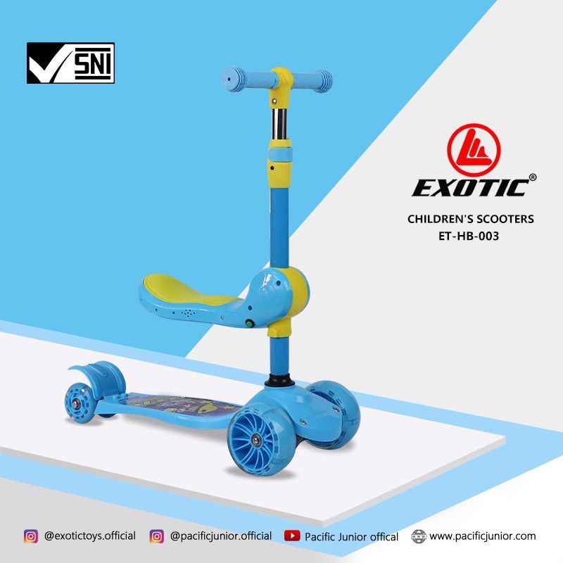 scooter ET-HB 003 skuter anak (musik+duduk) exotic