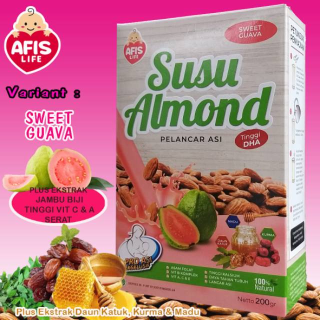 AFIS LIFE - SUSU ALMOND 200 GRAM / ASI BOOSTER