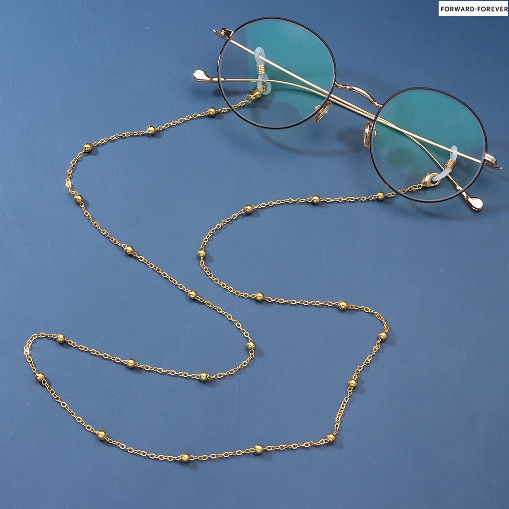 Simple and versatile pearl lanyard mask lanyard chain glasses strap anti-lost M60046