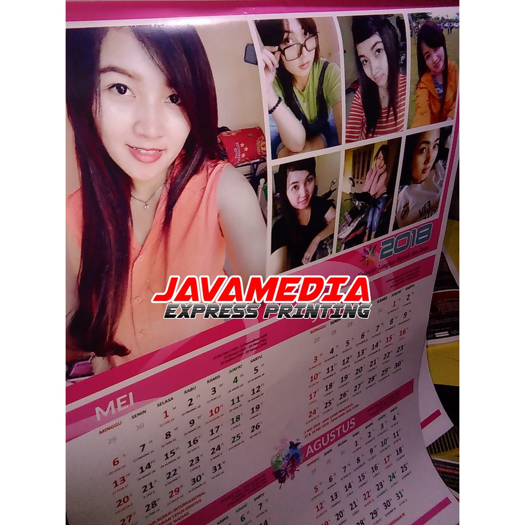 Kalender Cantik Foto Suka Suka Anda Calender Satuan Kalender Dinding Kalender Promosi