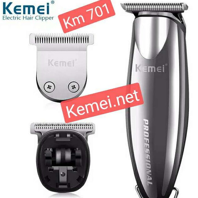 kemei km 701 detailer corded pakai kabel hair clipper elektrik trimmer