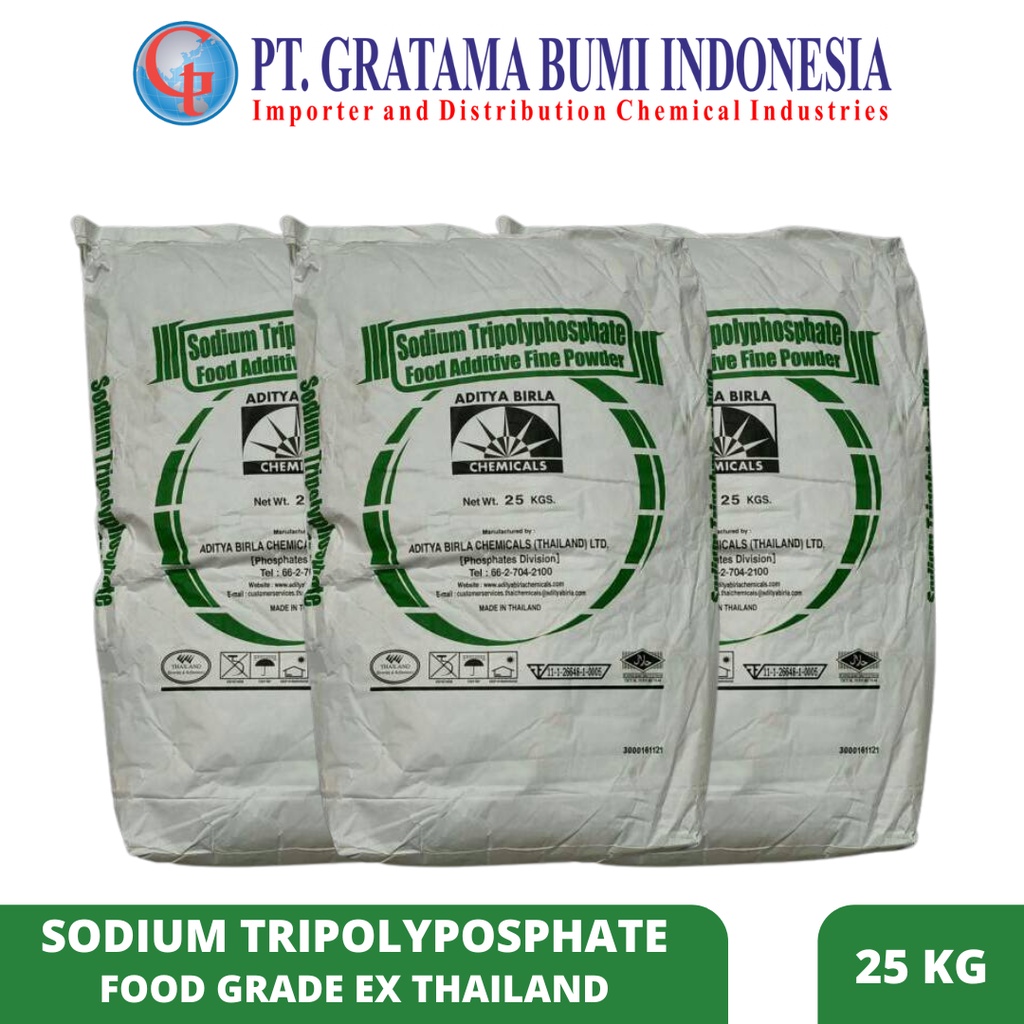 

SODIUM TRIPOLYPOSPHATE / STPP FOOD grade Ex Thailand 25 kg