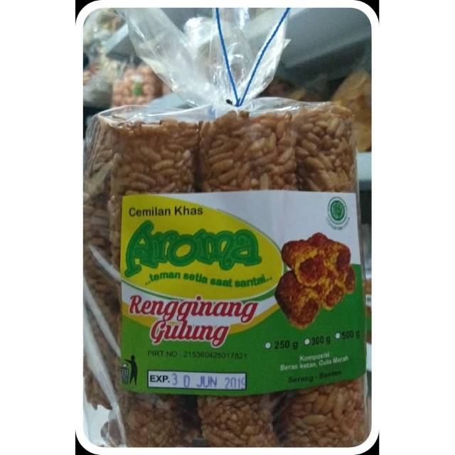 Rengginang Gulung Manis Khas Cilegon Banten