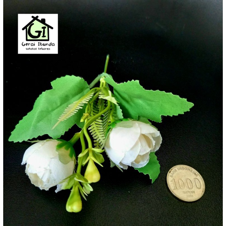 

Bunga artificial mawar kuncup premium hiasan hantaran pernikahan lamaran dekor