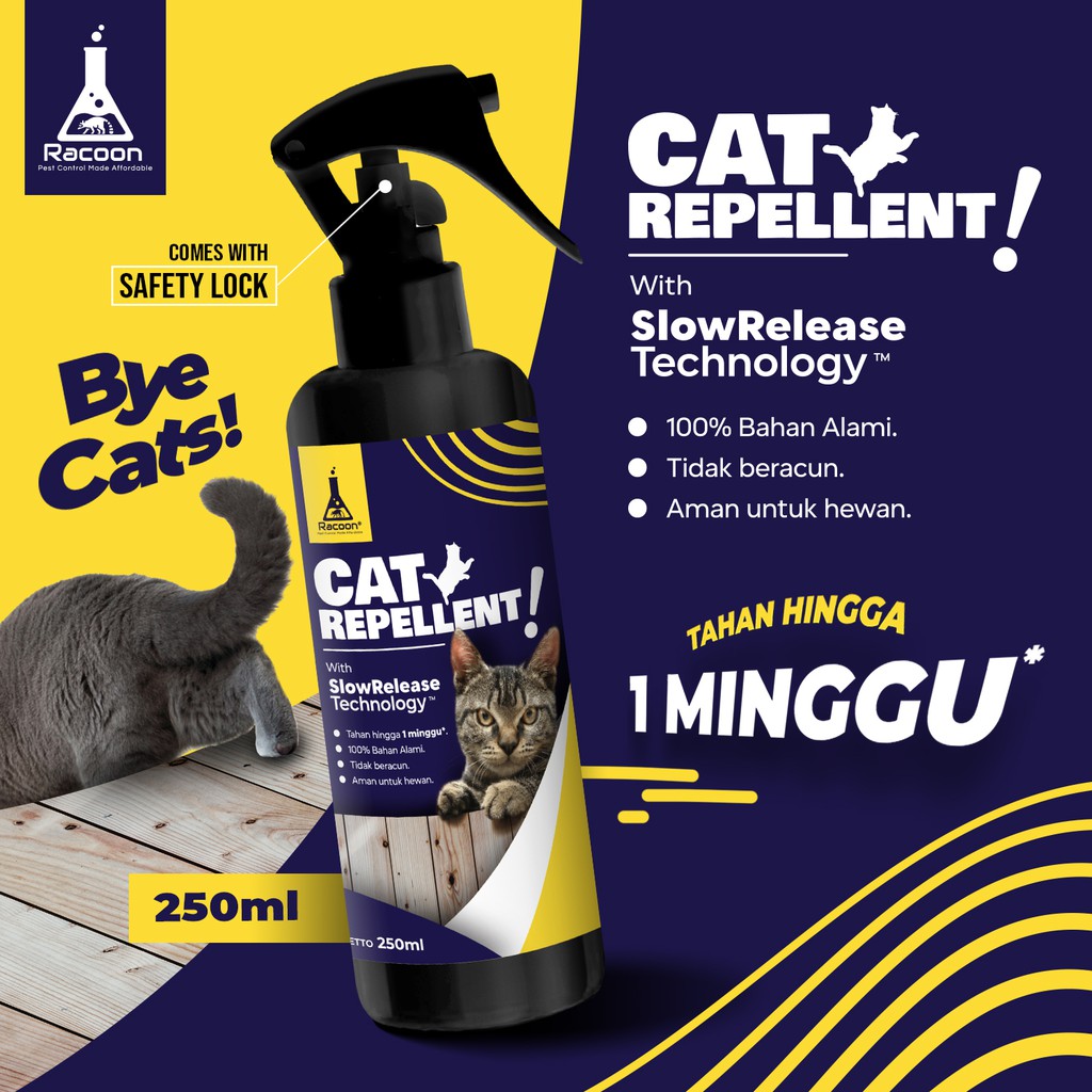 Cairan Pengusir Kucing 100% Bahan Alami / Garansi Uang Kembali Cat