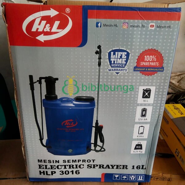 Sprayer Elektrik 3in1 H&L 16L Alat Semprot Tangki Multifungsi HLP 3016