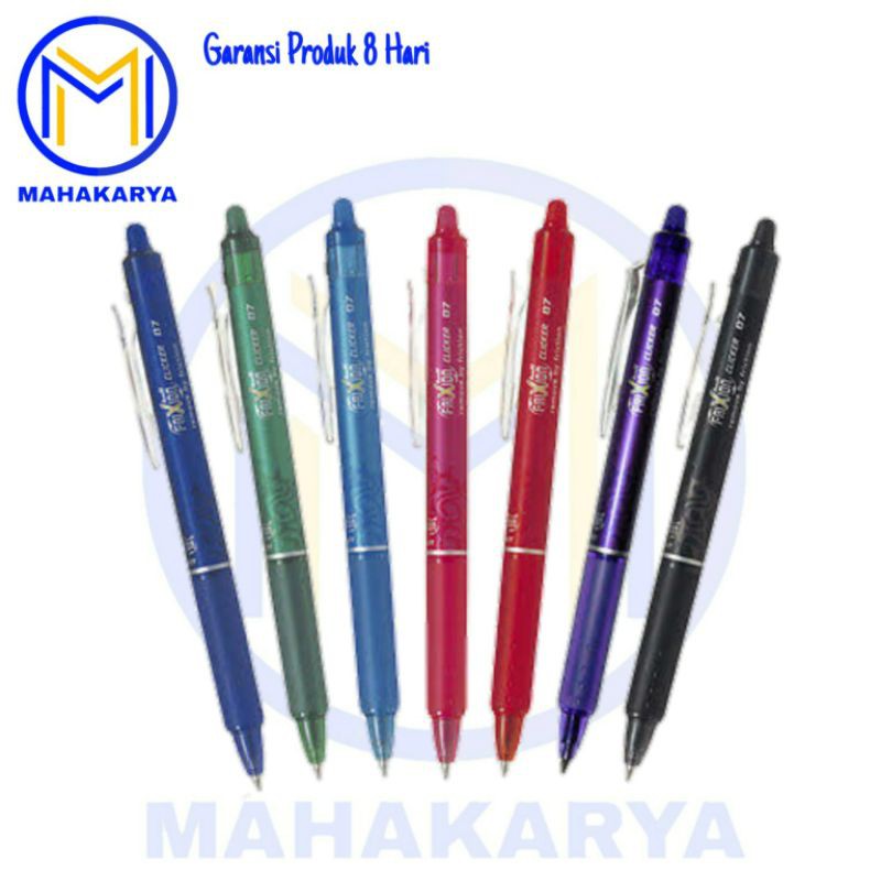 

4ds! Pulpen Frixion Clicker PILOT 0.5 & 0.7 BLRT-FR / Pulpen Hapus / Erasable Pen