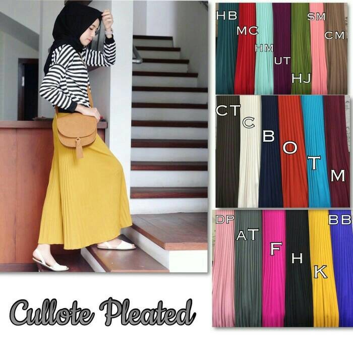 New Item! celana kulot plisket