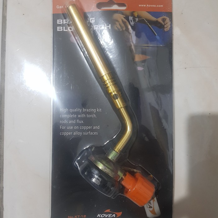 Fire Gas Torch KOVEA KT-12 Long Nozzle. Kepala Las Pipa Panjang