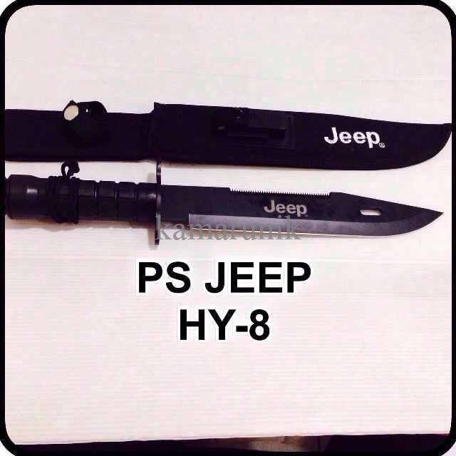 Limited! PISAU JEEP TAJAM MURAH SURVIVAL SARUNG KIT 652R