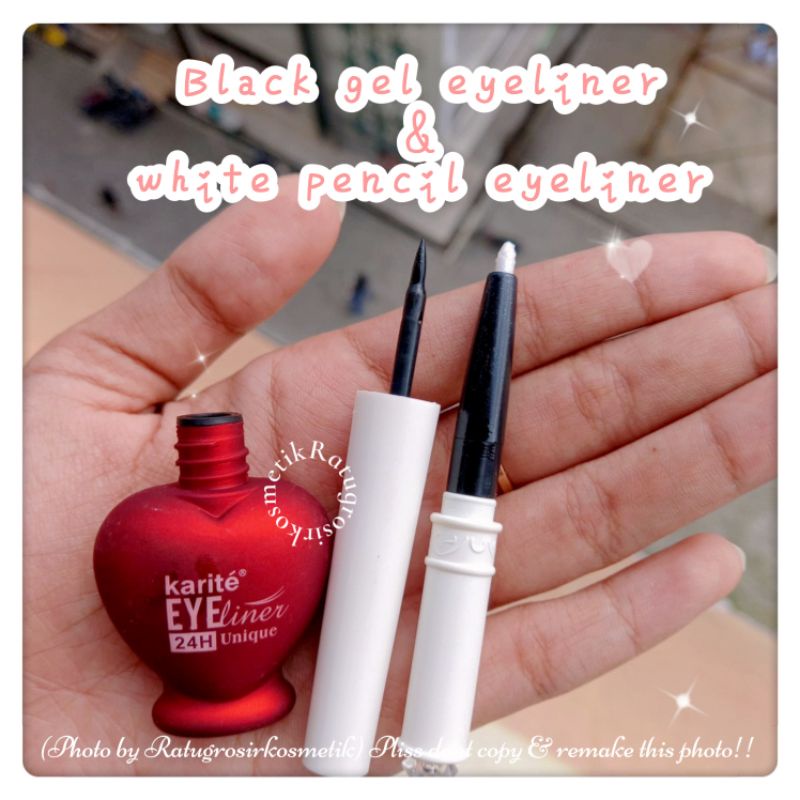 ECER!!!EYELINER BLACK GEL NO.57761/EYELINER HITAM RAINBOW NO.57481