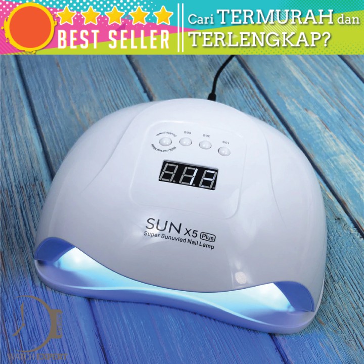 Bisa COD Alat Kecantikan Pengering Kutek Kuku UV LED Nail Dryer 36 LED 72W - RainSolid SUN-X5 Plus