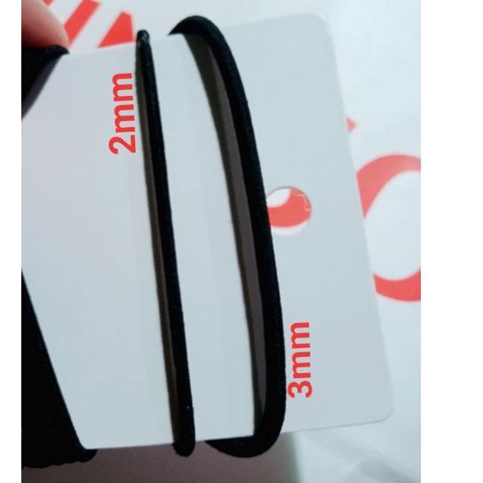 Tidak Diragukan.. MINISO BLACK RUBBER BAND/KARET RAMBUT HITAM/IKAT RAMBUT