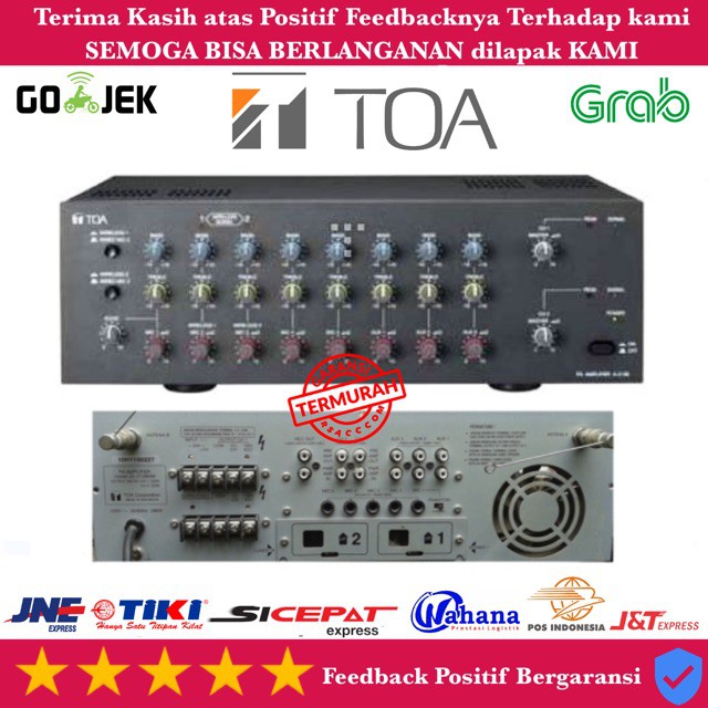 PROMO MURAH POWER AmpliFier Mixer Toa Za 2128 Mw Original Premium Garansi