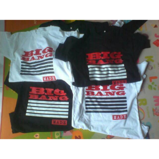 Kaos / tshirt bigbang made kpop