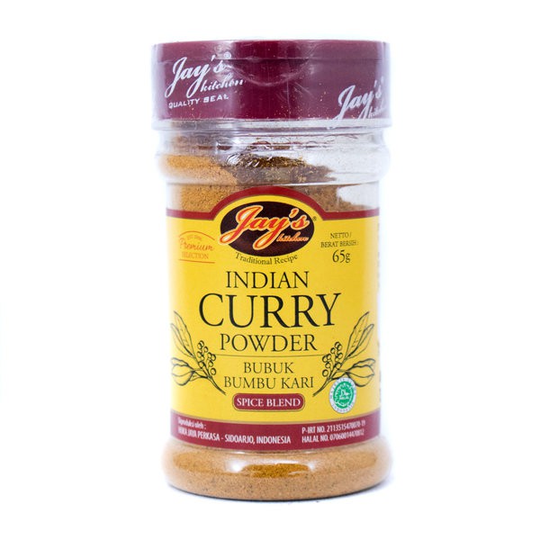 

JAY'S Kitchen Indian Curry Powder 65gr - Bubuk Bumbu Kari JAY'S Kitchen