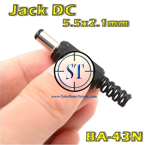 BA-43N Jack DC High Quality 5.5x2.1mm 5.5*2.1mm for Arduino Plug Jantan 2,1mm Adaptor CCTV