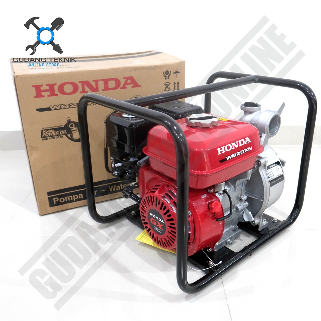 Water Pump 2&quot; HONDA WB20XN GX160 / Mesin Waterpump Alkon 2 Inch - Pompa Air Irigrasi Sawah WB 20 XN HONDA