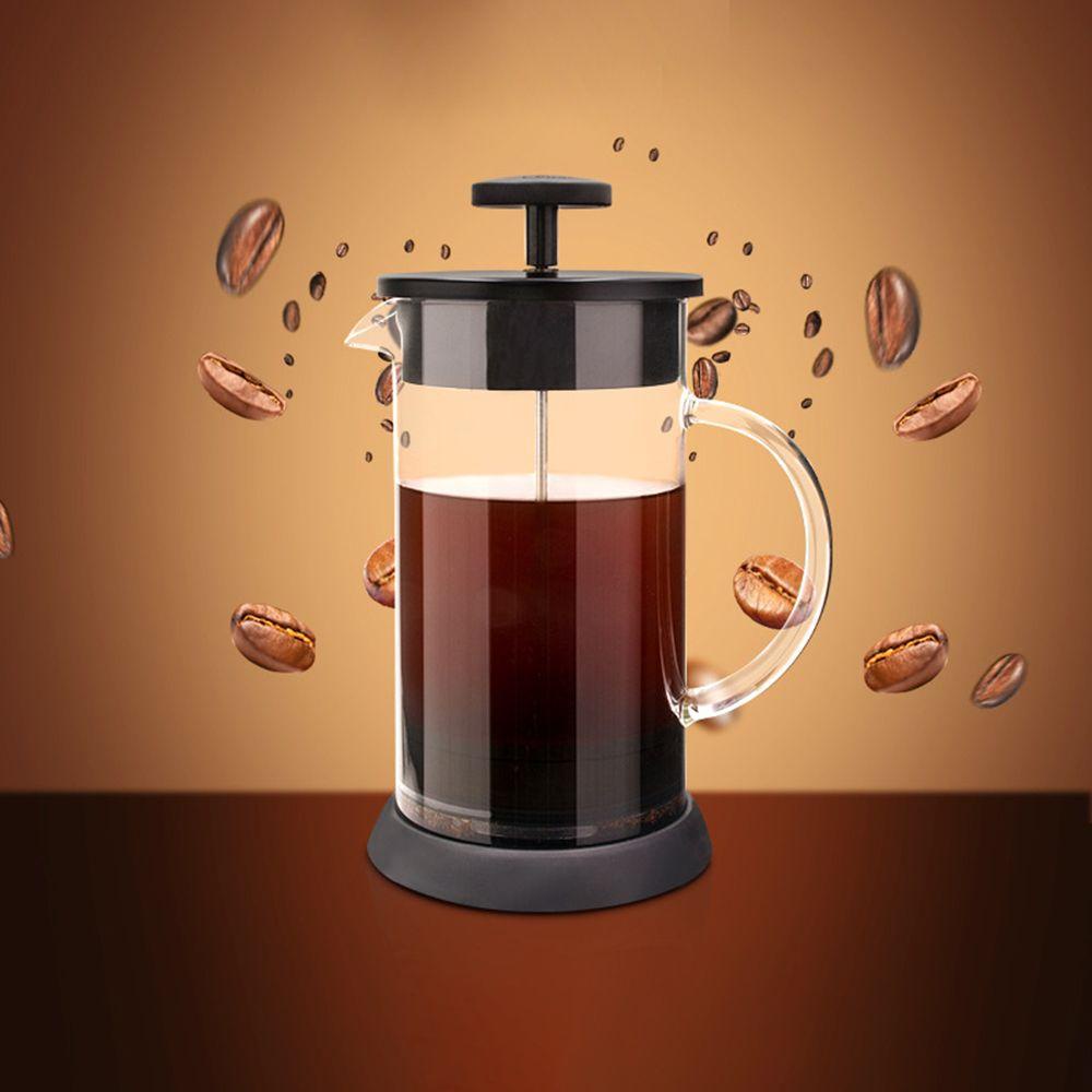 Solighter 1000ML French Press Coffee Pot Dengan Triple Filters Glass Coffee Press Kopi Espresso