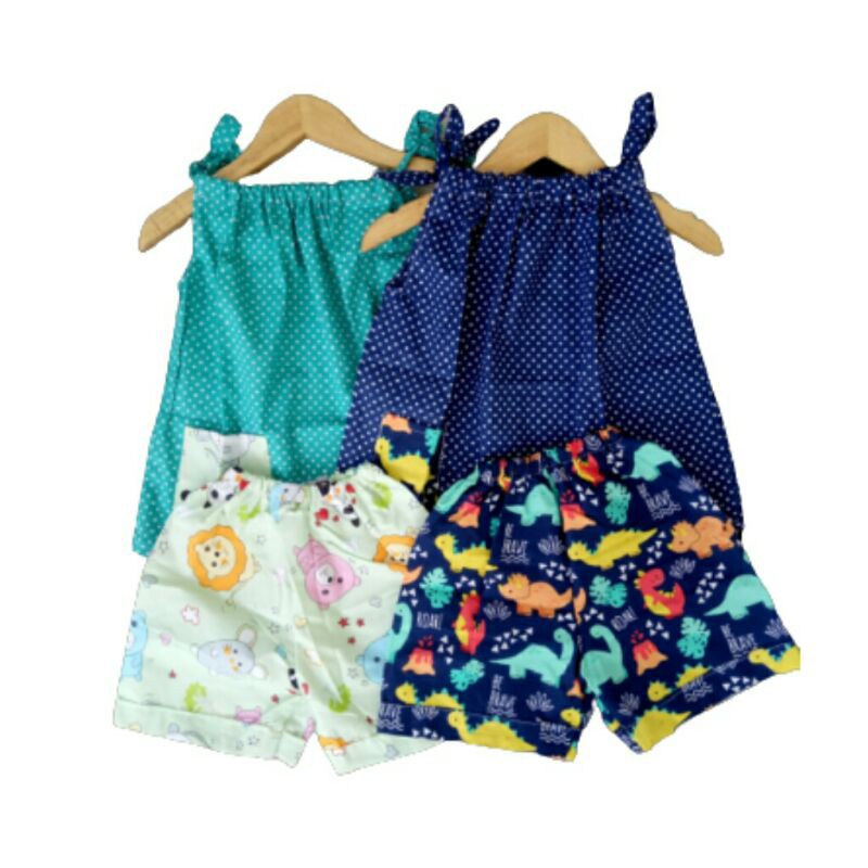 RL FUNNY 1-3y GUDANG.CLODI set girl setelan anak perempuan terhits dan lucu