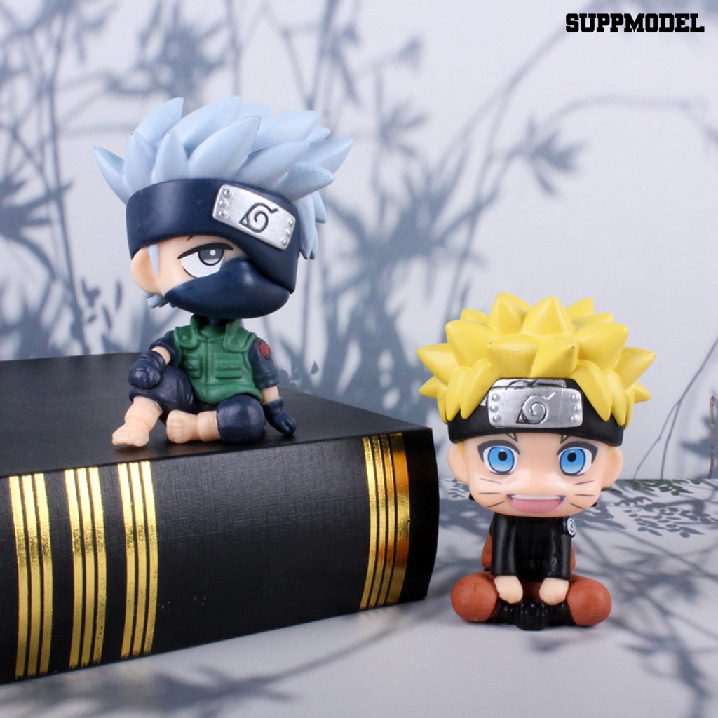 Action Figure Model Anime Naruto Uzumaki Hatake Kakashi Bahan PVC Untuk Anak