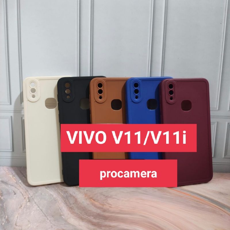 Soft case/slikon/kondom macaron pro camera/kamera type Hp Vivo V11i/V11