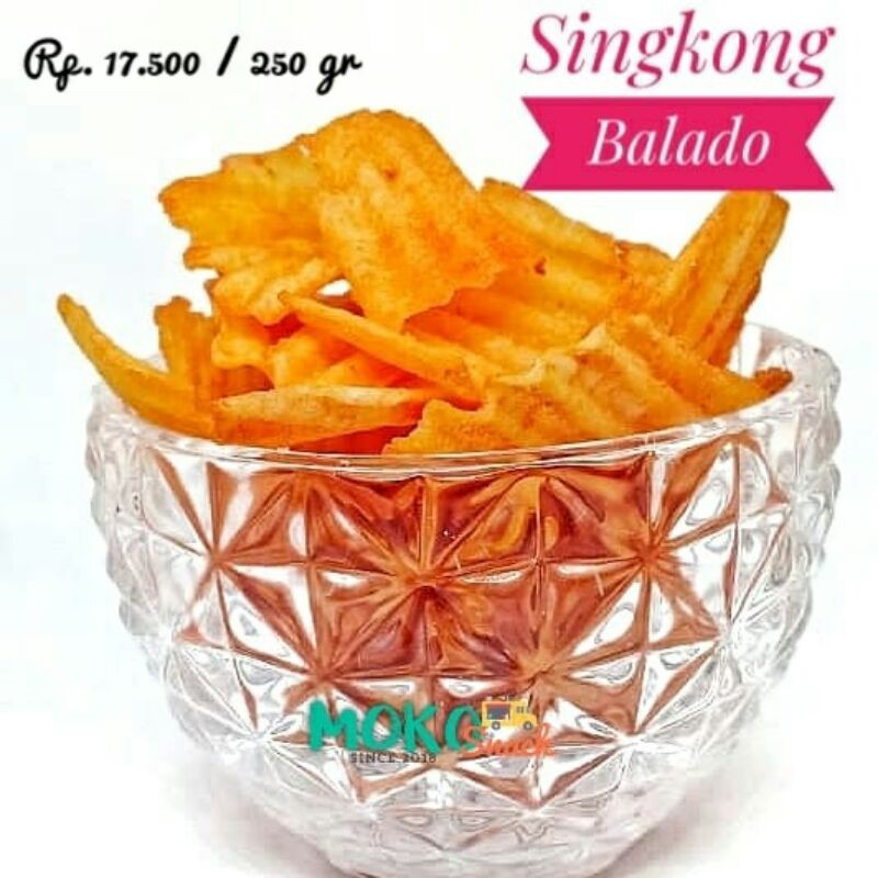 

Keripik Singkong Balado 250 gr