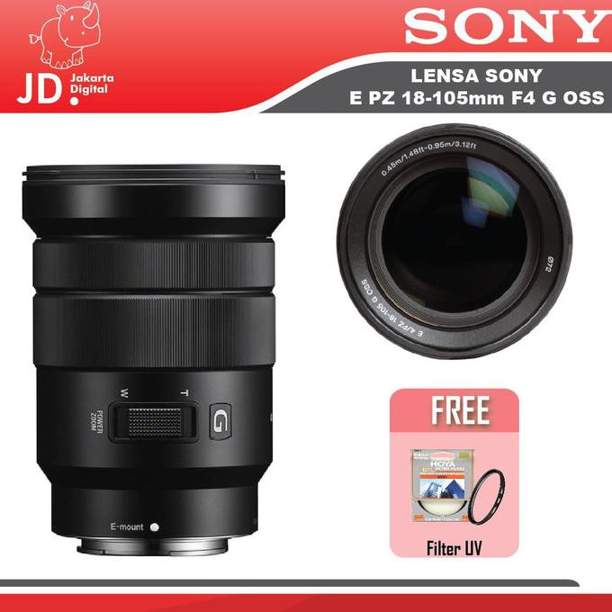 Bisa Cod Lensa Sony E Pz 18 105mm F4 G Oss E Mount 18 105mm F4 G Sel 18 105 Bergaransi Kode Shopee Indonesia