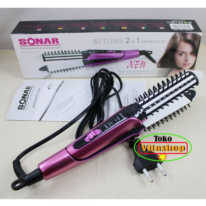 Catokan rambut sonar sn-790 catok 2in1 Catok Temperatur Suhu