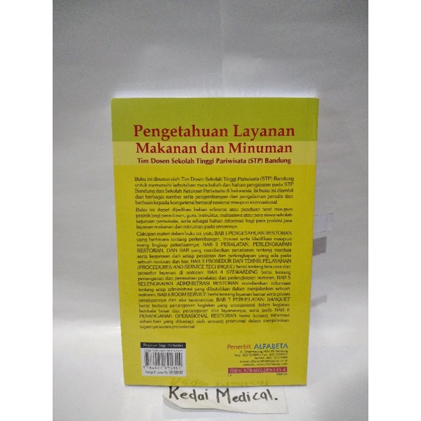 (ORIGINAL) BUKU PENGETAHUAN LAYANAN MAKANAN DAN MINUMAN