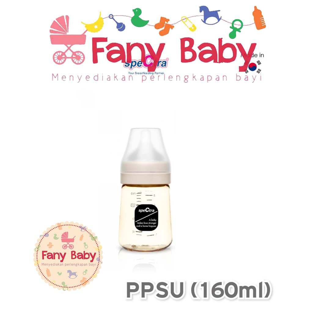 SPECTRA ALL NEW PPSU BABY BOTTLE 160ML