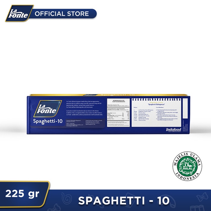 

Pasta-Aneka- 1 Pc - La Fonte Spaghetti 225Gr -Aneka-Pasta.