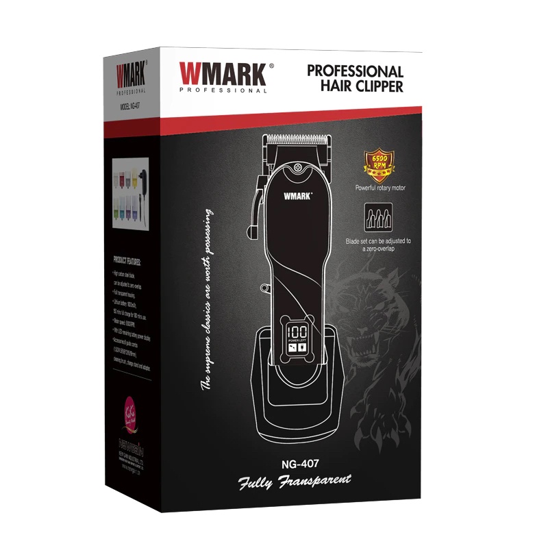 WMARK NG-407 Alat Cukur Pangkas Potong Rambut Barbershop Hair Clipper