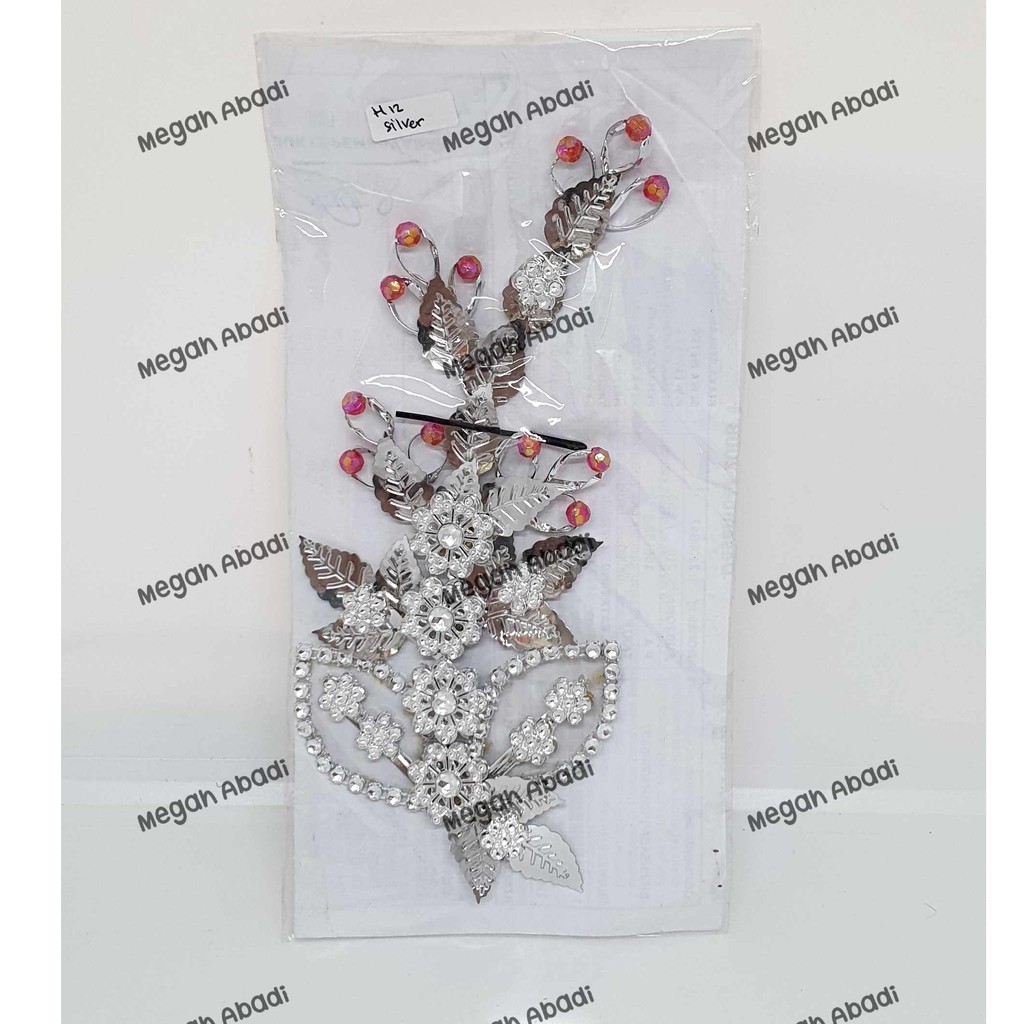 Hiasan rambut aksesoris rambut sanggul pesta ( Part 1 )