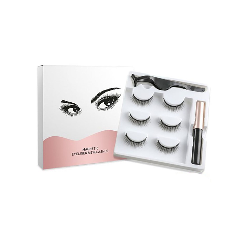 Bulu Mata Magnetic Palsu Set Anti Air - Magnetic Eyelash &amp; Eyeliner Waterproof