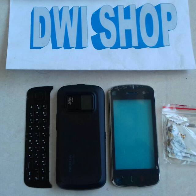 Casing fullset nokia N97 hitam big besar