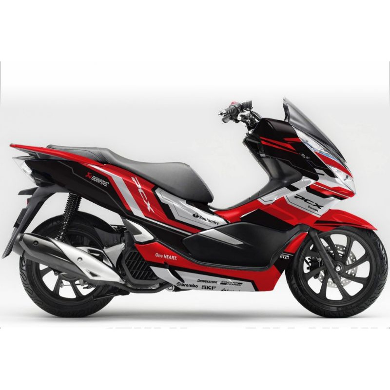 decal striping sticker motor honda pcx full body, sticker honda pcx