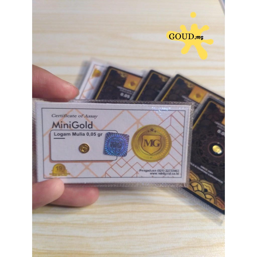 MINI GOLD 0.05 GRAM EMAS MINI 24K MINI GOLD BISA TUKAR ANTAM