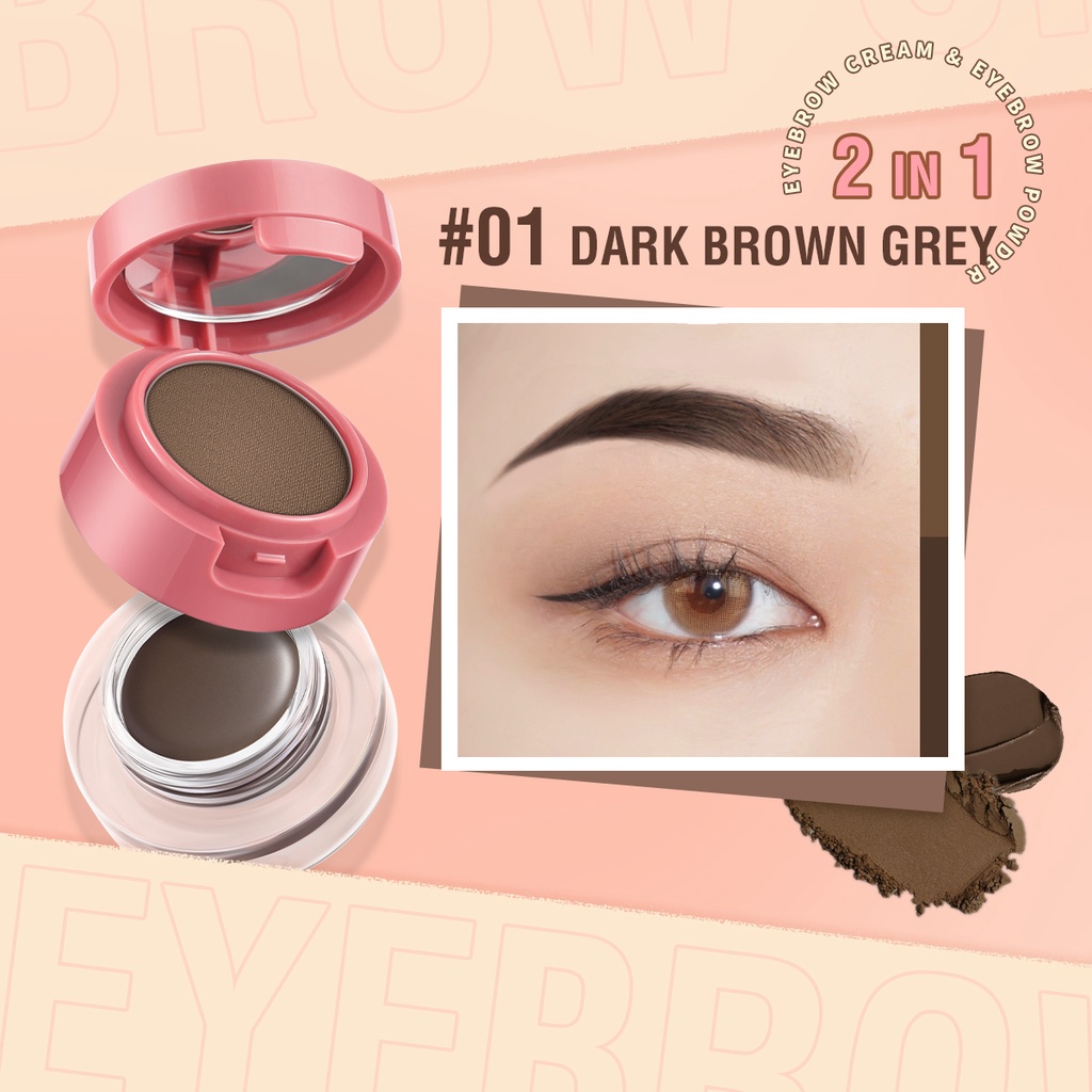 PINKFLASH OhMyLine 7pcs Eyes set Evenly pigmented Eyeshadow Long lasting Waterproof Eyeliner Mascara  Pensil Alis Tahan Air Profesional Eyes set