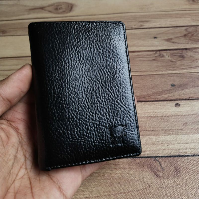 Dompet Pria Lipat  Tiga Manjang Kulit Sapi Asli