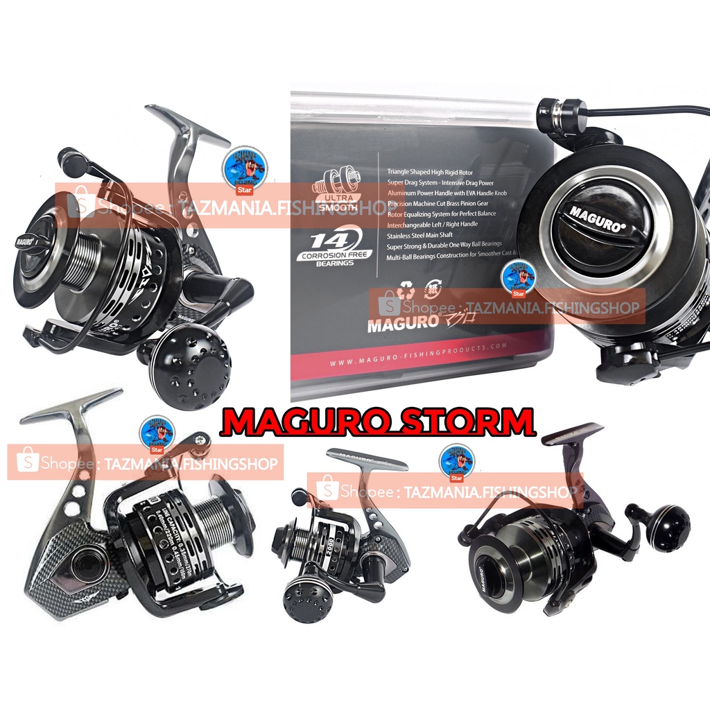Reel Pancing Spinning Maguro Storm