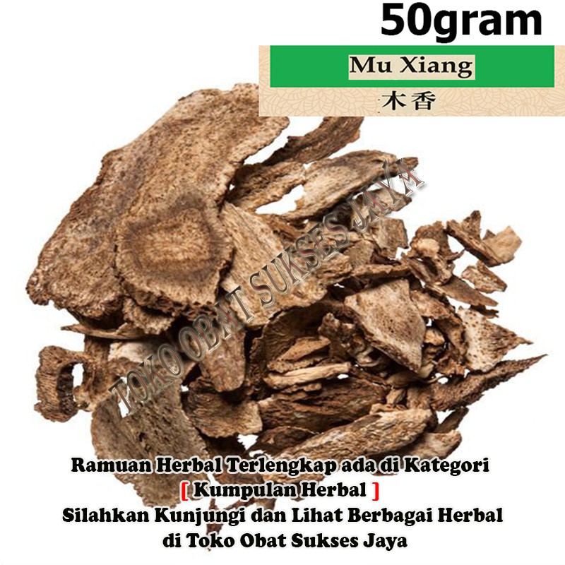 [50gram]  Mu Xiang / Costus Root -  Radix Auklandiae Lappae