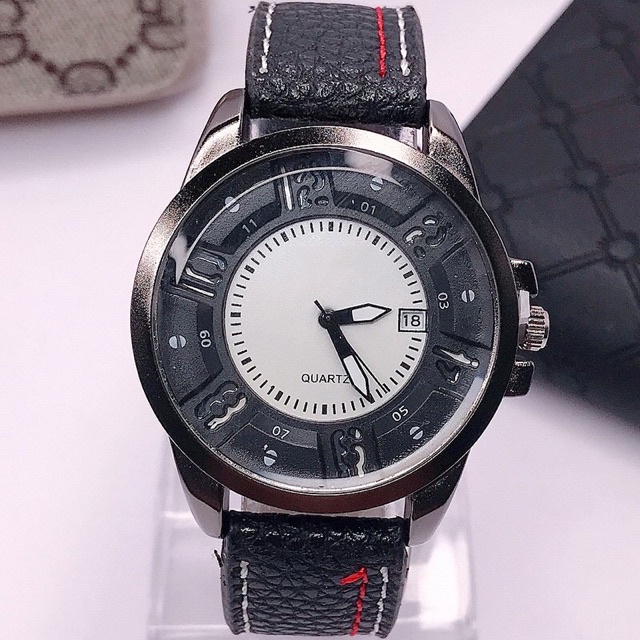 Jam Tangan Pria Fashion Trend Menonton Panggilan Besar Murah Cewek Grosir M09