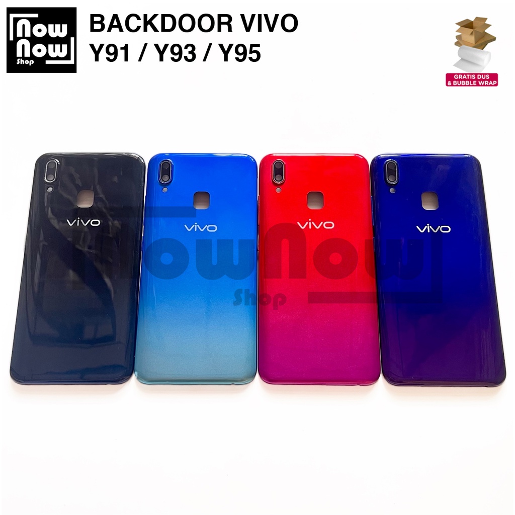 Backdoor Tutup Belakang Baterai Backcover Back Casing Housing Vivo Y91 Y93 Y95 Cover Belakang 1816 1817 1820 1811 PD1818BF_EX 1814 1815 V1818A V1818T 1807