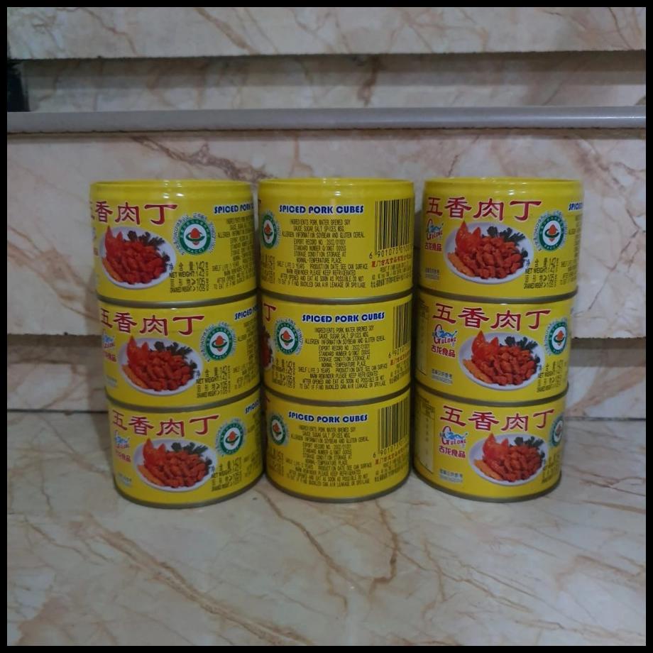 

Gulong Spiced Pork Cubes 142Gr / Daging Babi Kaleng / Ba Ting