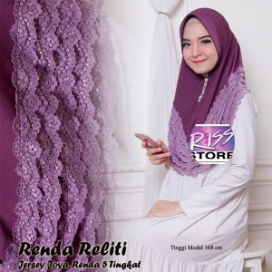 D ANATA Hijab Instan Renda Reliti - SG-RENDA-RELITI