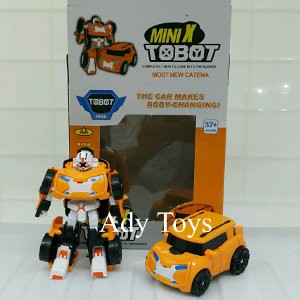 Jual Mini Tobot Mainan Tobot  Transformers Jual Tobot X Orange Murah