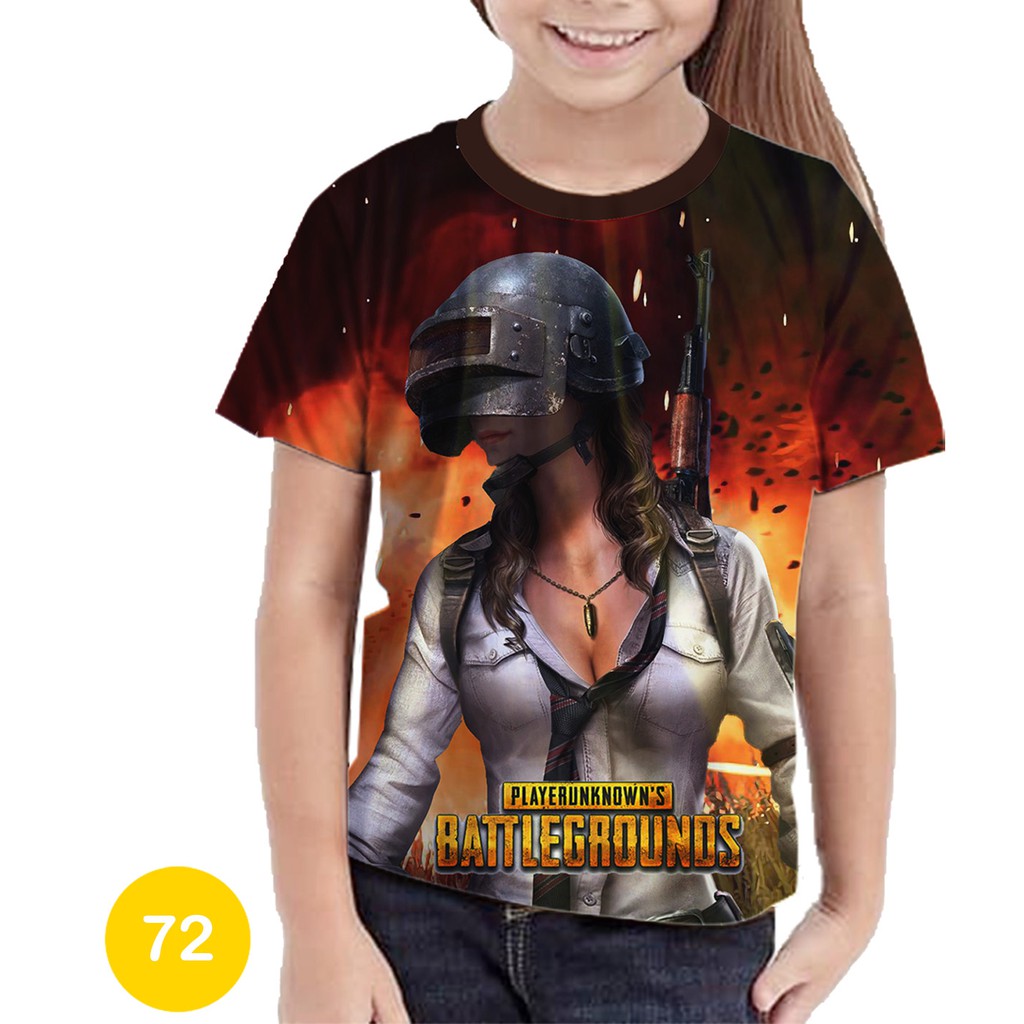 Kaos PUBG Game Battleground Games 3D Kaos Kartun Lucu Murah 72 Shopee Indonesia